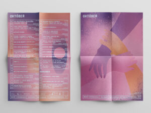 Mesačné programové plagáty/letáky 2023