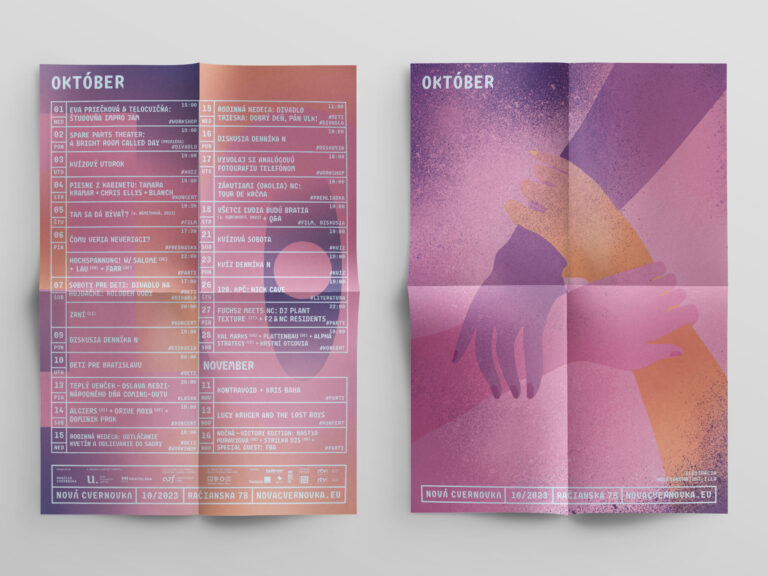 Mesačné programové plagáty/letáky 2023