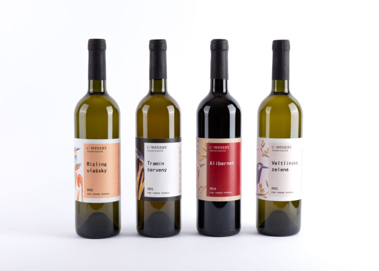 C-Winery dizajn vínnych etikiet