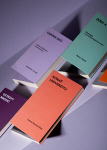 Dizajn edície odborných esejí pre vydavateľstvo Horská Lucerna