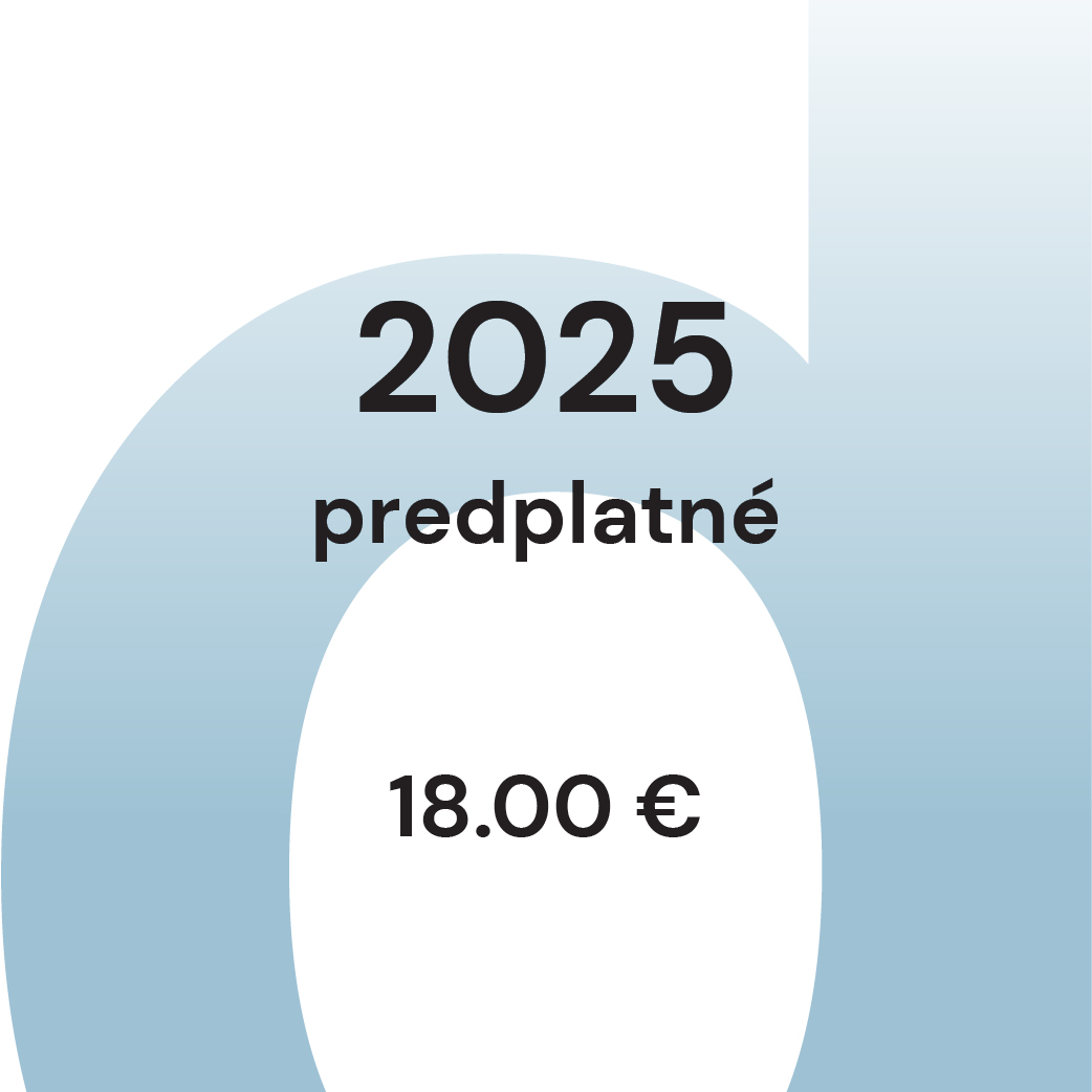 Predplatné Designum na rok 2025* (darčeková poukážka na stiahnutie) € 18.00