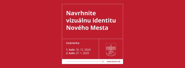 Výzva na novú vizuálnu identitu Nového Mesta