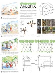 Arbofix – systém fixace stromů, živá útulna