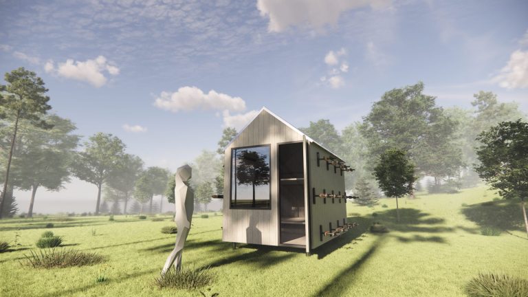 Arbofix – systém fixace stromů, živá útulna