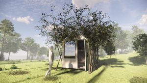 Arbofix – systém fixace stromů, živá útulna