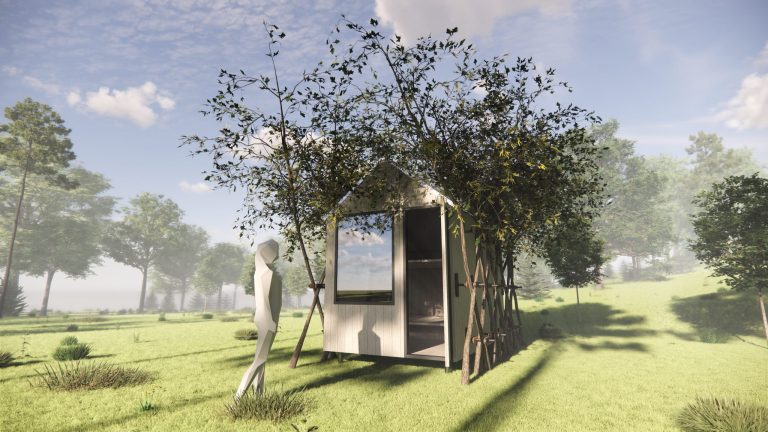 Arbofix – systém fixace stromů, živá útulna