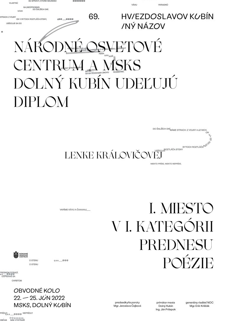Vizuálna identita Hviezdoslavov Kubín