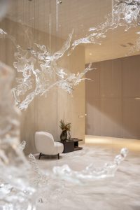 Splash - Svetelná Inštalácia z taveného skla