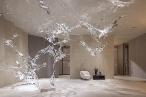 Splash - Svetelná Inštalácia z taveného skla