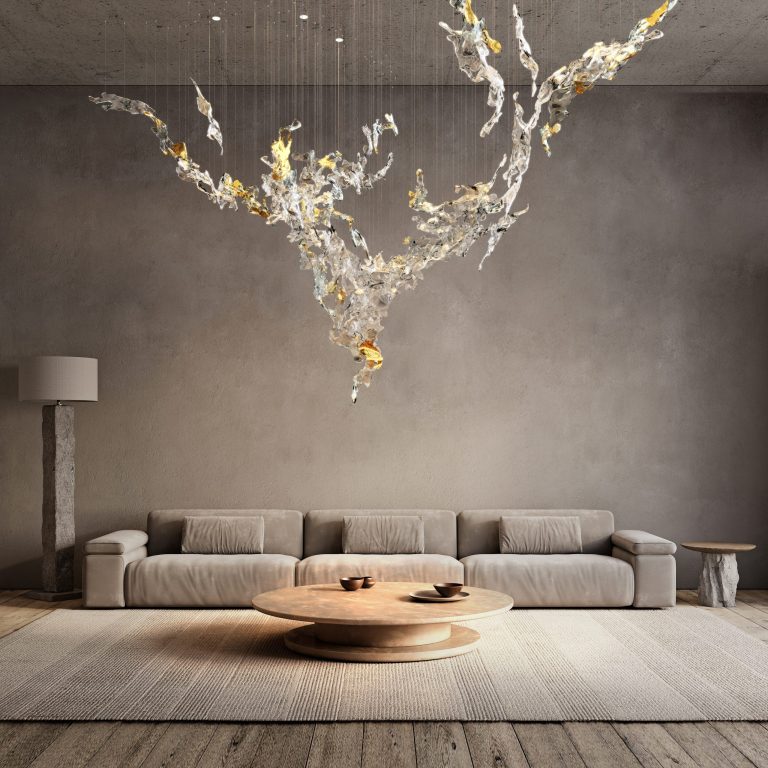 Splash - Svetelná Inštalácia z taveného skla