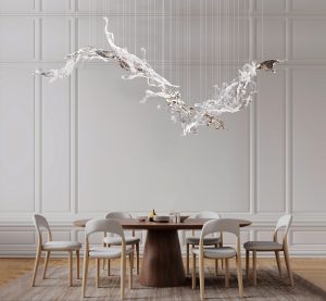 Splash - Svetelná Inštalácia z taveného skla