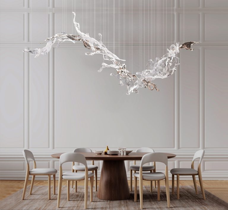 Splash - Svetelná Inštalácia z taveného skla