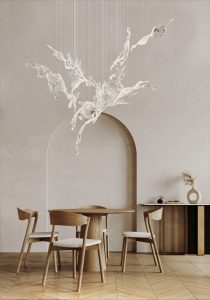 Splash - Svetelná Inštalácia z taveného skla