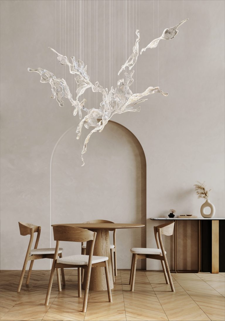 Splash - Svetelná Inštalácia z taveného skla