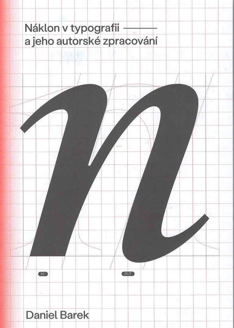 Náklon v typografii a jeho autorské zpracování