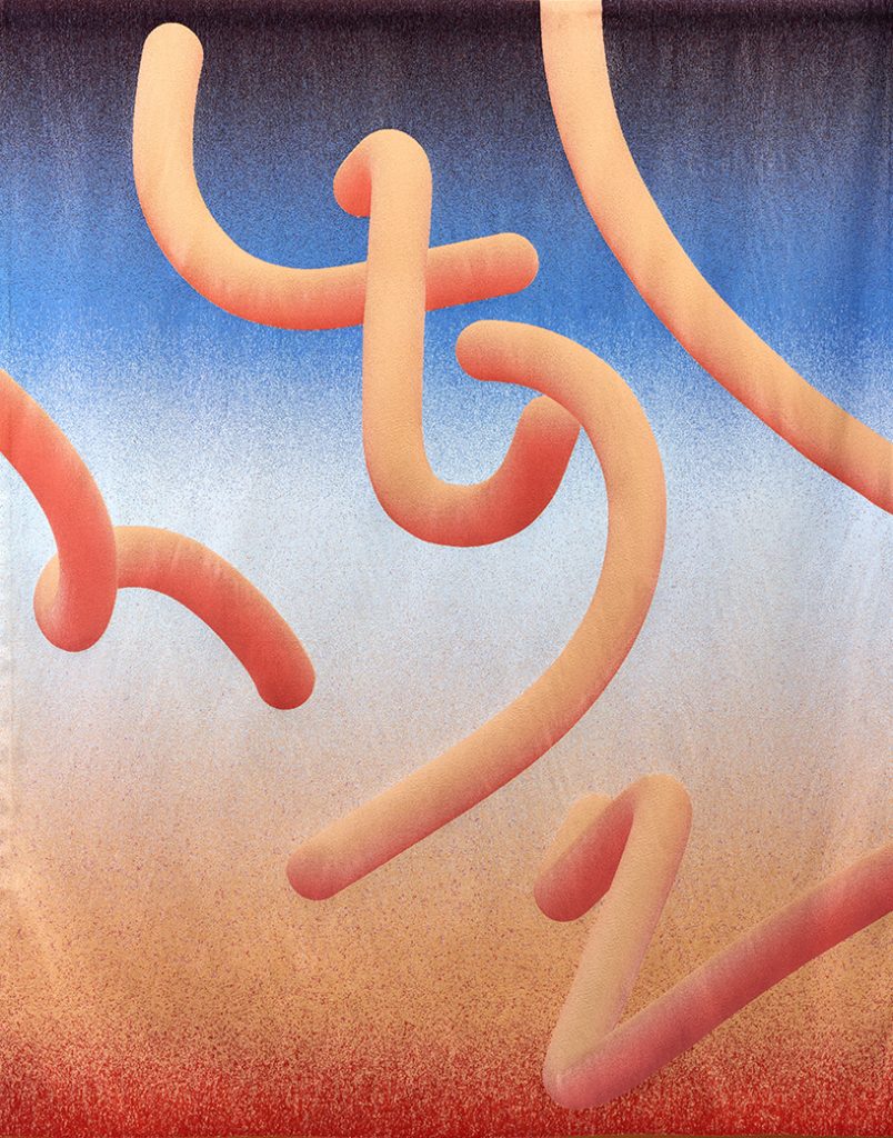 Tapiséria Orange, In-between. Foto: Marie De Lacroix