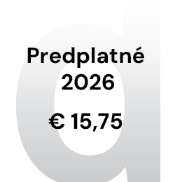 Predplatné Designum na rok 2026* € 15,75