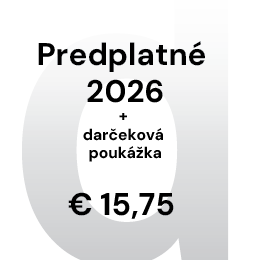 Predplatné Designum na rok 2026 s darčekovou poukážkou na stiahnutie* € 15,75