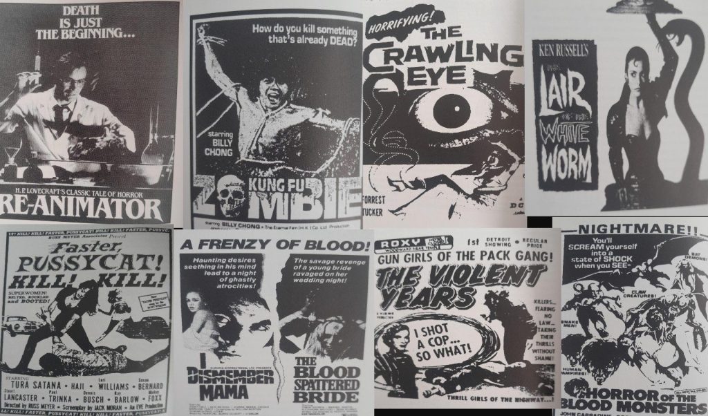 Výber vizuálov komerčných béčkových filmov.